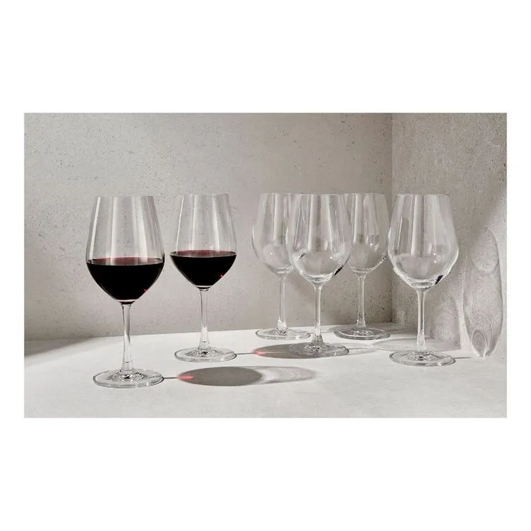 Maxwell & Williams Cosmopolitan 590mL Bordeaux Glass Set Of 6 1 Maxwell & Williams Cosmopolitan 590mL Bordeaux Glass Set Of 6