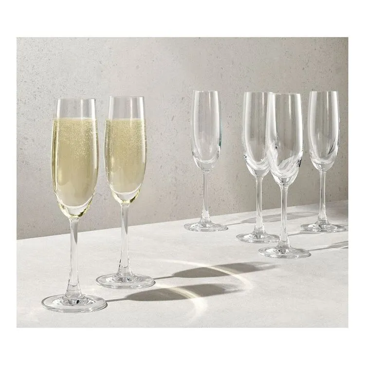 Maxwell & Williams Cosmopolitan 160mL Champagne Flute Set Of 6 1 Maxwell & Williams Cosmopolitan 160mL Champagne Flute Set Of 6
