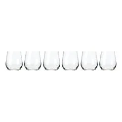Maxwell & Williams Cosmopolitan 455mL Stemless Wine Glass Set Of 6 -Kitchen Accessories Shop BP518533 nc