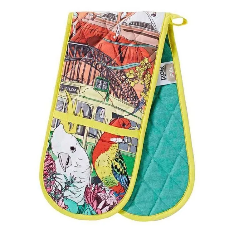 Mozi Australiana Double Oven Mitt Printed 2 Mozi Australiana Double Oven Mitt Printed - Image 2