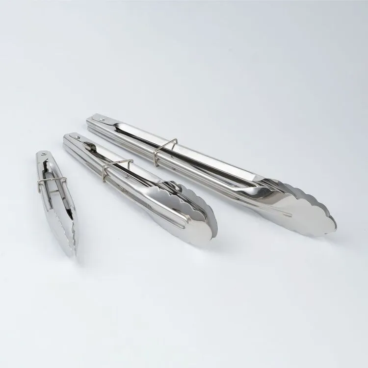 Smith & Nobel 3-Piece Stainless Steel Tong Set 1 Smith & Nobel 3-Piece Stainless Steel Tong Set