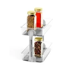 Madesmart 2-Tier Spice Organiser Clear