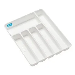 Madesmart Basic 6 Compart Cutlery Tray White