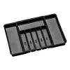Madesmart Expandable Cutlery Tray Carbon