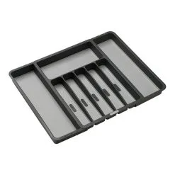 Madesmart Expandable Cutlery Tray Granite