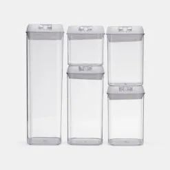 Smith & Nobel Food Storage Canister Set Of 5 -Kitchen Accessories Shop BP640583 nc 3