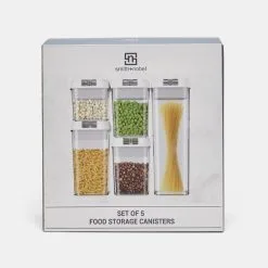 Smith & Nobel Food Storage Canister Set Of 5 -Kitchen Accessories Shop BP640583 nc 4