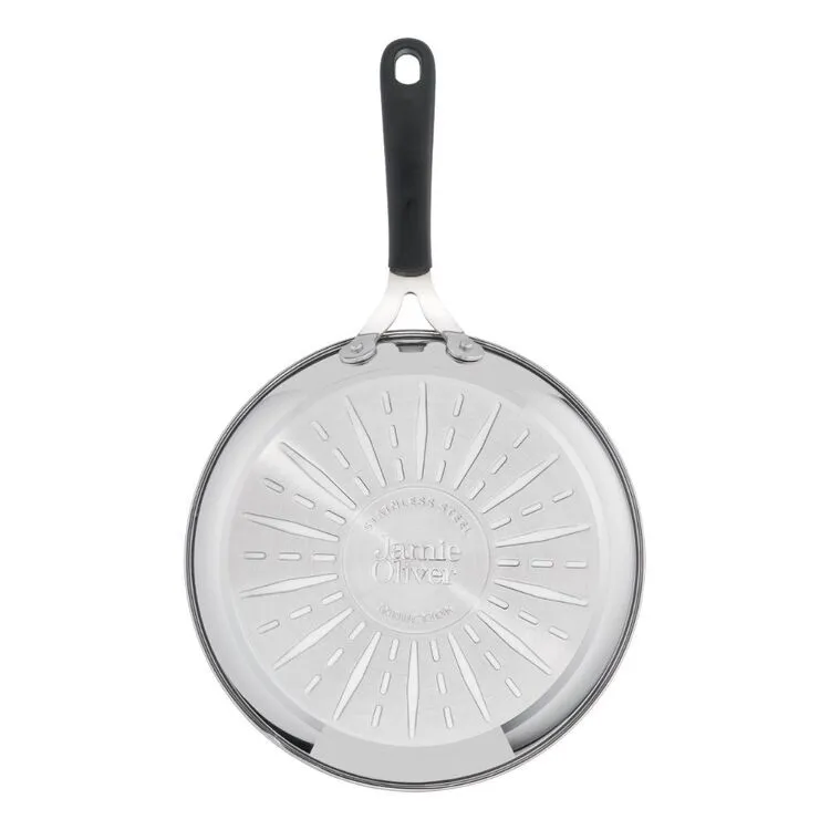 JAMIE OLIVER By Tefal Kitchen Essentials Stainless Steel Frypan 24 Cm 1 JAMIE OLIVER By Tefal Kitchen Essentials Stainless Steel Frypan 24 Cm