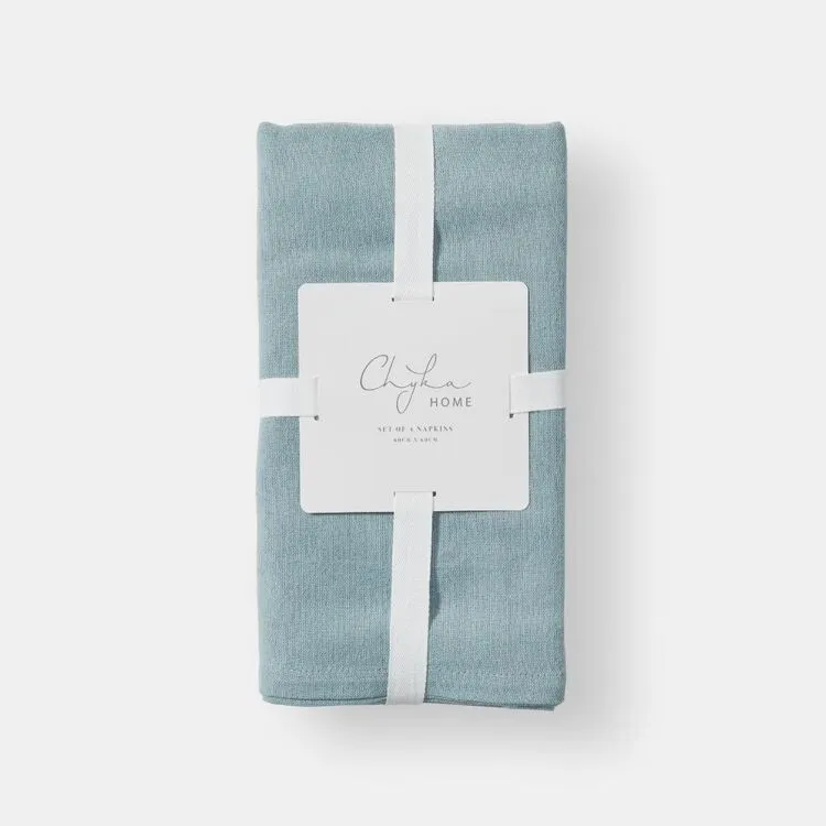 Chyka Home 4 Pack Oversized Napkin 60 X 60 Cm Slate 1 Chyka Home 4 Pack Oversized Napkin 60 X 60 Cm Slate