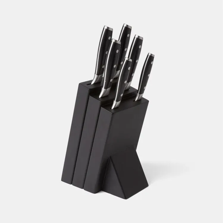 Smith & Nobel Black Gourmet 7 Piece Knife Block 4 Smith & Nobel Black Gourmet 7 Piece Knife Block - Image 4