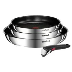 Tefal Ingenio Emotion 4-Piece Induction Stainless Steel Frypan Set -Kitchen Accessories Shop BP643698 nc