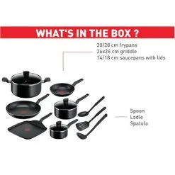 Tefal Essential Non-Stick 6Pc Cookset 6 Tefal Essential Non-Stick 6Pc Cookset -Kitchen Accessories Shop BP643700 nc 3