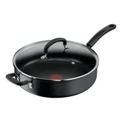 Tefal Specialty Hard Anodised Sautepan With Lid 30 Cm -Kitchen Accessories Shop BP643710 nc