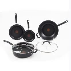 Tefal Specialty Hard Anodised Sautepan With Lid 30 Cm