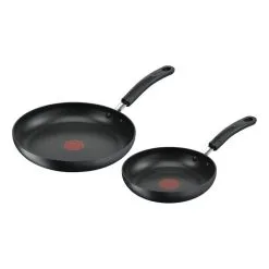 Tefal Specialty Hard Anodised Non-Stick Frypan Twin Pack 20 Cm & 26 Cm -Kitchen Accessories Shop BP643838 nc