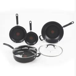 Tefal Specialty Hard Anodised Non-Stick Frypan Twin Pack 20 Cm & 26 Cm
