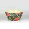 Frankie & Me Tropical Blue Bamboo Serving Bowl