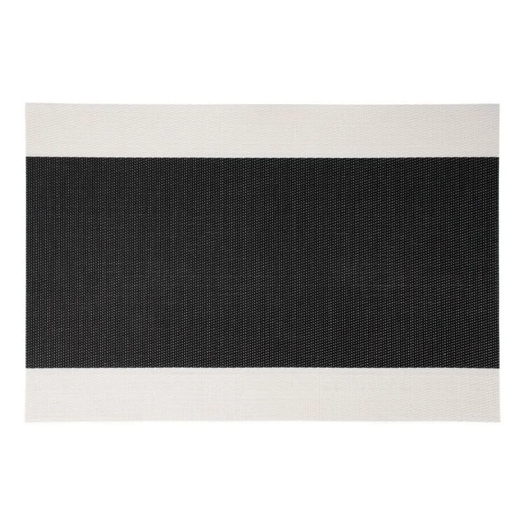Maxwell & Williams Table Accents Placemat 45 X 30 Cm White Black 1 Maxwell & Williams Table Accents Placemat 45 X 30 Cm White Black