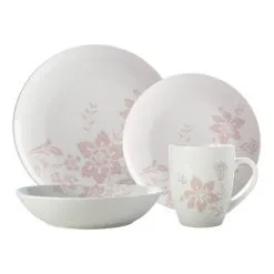 Casa Domani Freesia 16 Piece Dinner Set Pink 9 Casa Domani Freesia 16 Piece Dinner Set Pink -Kitchen Accessories Shop BP646758 nc