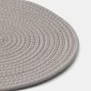 Jayson Brunsdon Homewares Round Rope Placemat 33 Cm Grey