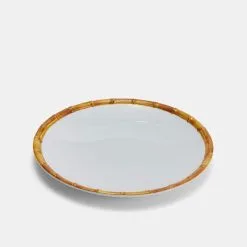 Chyka Home Bamboo Rim Dinner Plate
