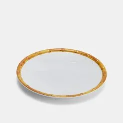 Chyka Home Bamboo Rim Salad Plate