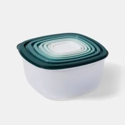 Smith & Nobel 7 Piece Square Container Set Blue -Kitchen Accessories Shop BP647338 nc 3