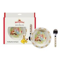 Bunnykins Feeding Bowl And Spoon Running Design