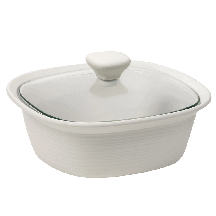 Corningware Etch White Ovenware Casserole 1.4L 2 Corningware Etch White Ovenware Casserole 1.4L - Image 2