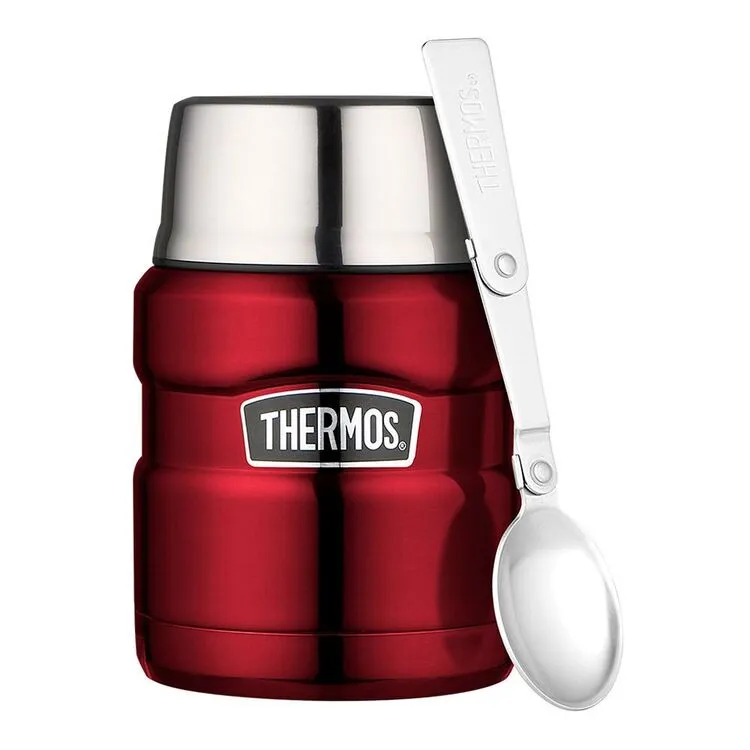 Thermos Stainless King Vacuum Insulated Food Jar 470ml Red 1 Thermos Stainless King Vacuum Insulated Food Jar 470ml Red