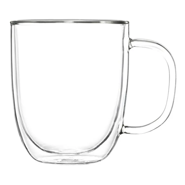 Pyrex Double Wall 250mL 2-Piece Coffee/Tea Mugs 3 Pyrex Double Wall 250mL 2-Piece Coffee/Tea Mugs - Image 3