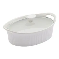 Corningware French White Ovenware Oval Casserole 2.35L