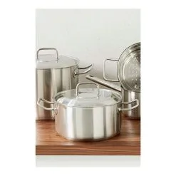 SCANPAN Commercial Stainless Steel Dutch Oven 24cm