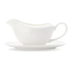 Casa Domani Pearlesque Gravy Boat And Saucer