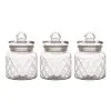 Casa Domani Trellis Storage Jars Set Of 3 Gift Boxed 650mL