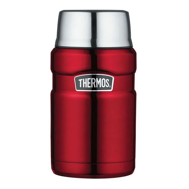 Thermos Stainless King Vacuum Insulated Food Jar 710ml Red 2 Thermos Stainless King Vacuum Insulated Food Jar 710ml Red - Image 2