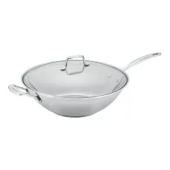 SCANPAN Impact Stainless Steel Covered Wok 32cm