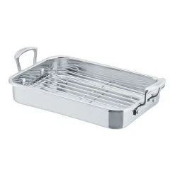 Scanpan Impact Stainless Steel Roasting Pan With Rack 42 X 26 Cm