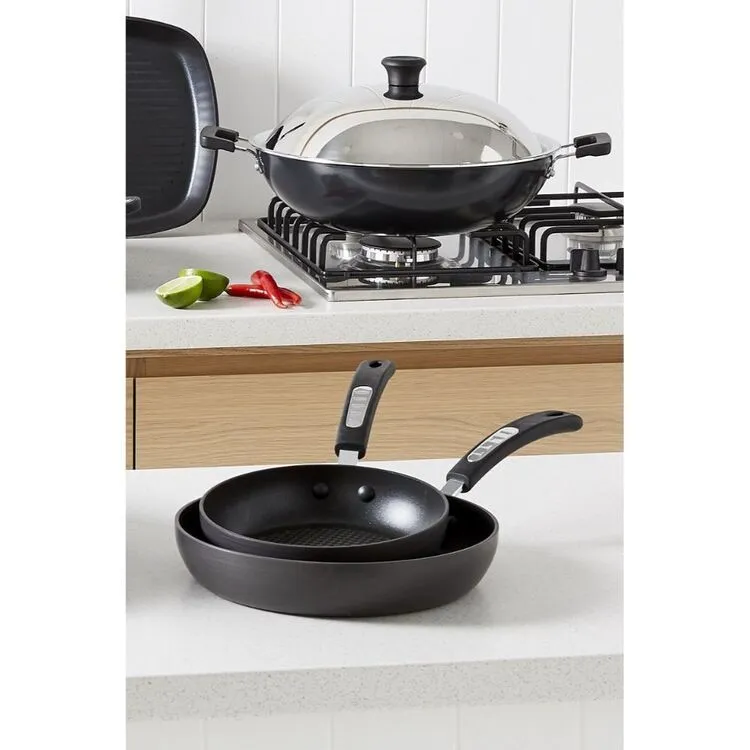 Tefal Specialty Hard Anodised Twin Pack Frypans 20/26cm 1 Tefal Specialty Hard Anodised Twin Pack Frypans 20/26cm
