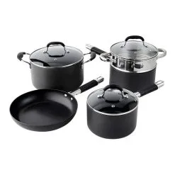 Smith & Nobel Elite 5-Piece Hard Anodised Cookset