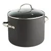 Smith & Nobel Professional Hard Anodised Stockpot 24cm