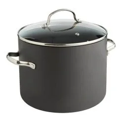 Smith & Nobel Professional Hard Anodised Stockpot 24cm