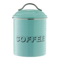 Smith & Nobel Retro Coffee Canister - Blue