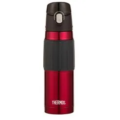 Thermos Vacuum Insulated Hydration Bottle With Hygienic Flip Lid 530ml Red