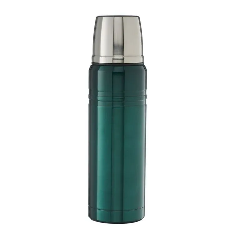 Smith & Nobel 500mL Stainless Steel Flask - Green 1 Smith & Nobel 500mL Stainless Steel Flask - Green