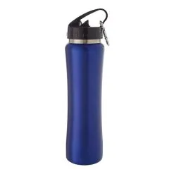Smith & Nobel 500mL Double Wall Straw Bottle - Blue