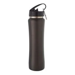 Smith & Nobel 500mL Double Wall Straw Bottle - Black