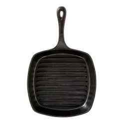 Smith & Nobel Raw Cast Iron Square Grill 26cm