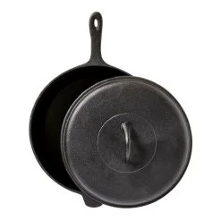Smith & Nobel Raw Cast Iron Fry Pan 29.5cm