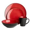 Soren Osaka 16-Piece Dinner Set Red